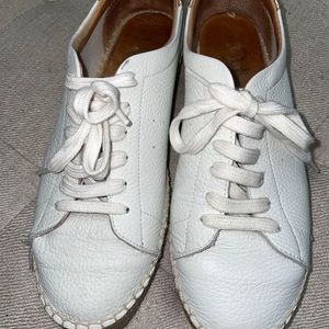 ESPADRILLE DALSON WOMEN'S SZ 8 1/2  EU 39 LEATHER  , MADE IN SPAIN.